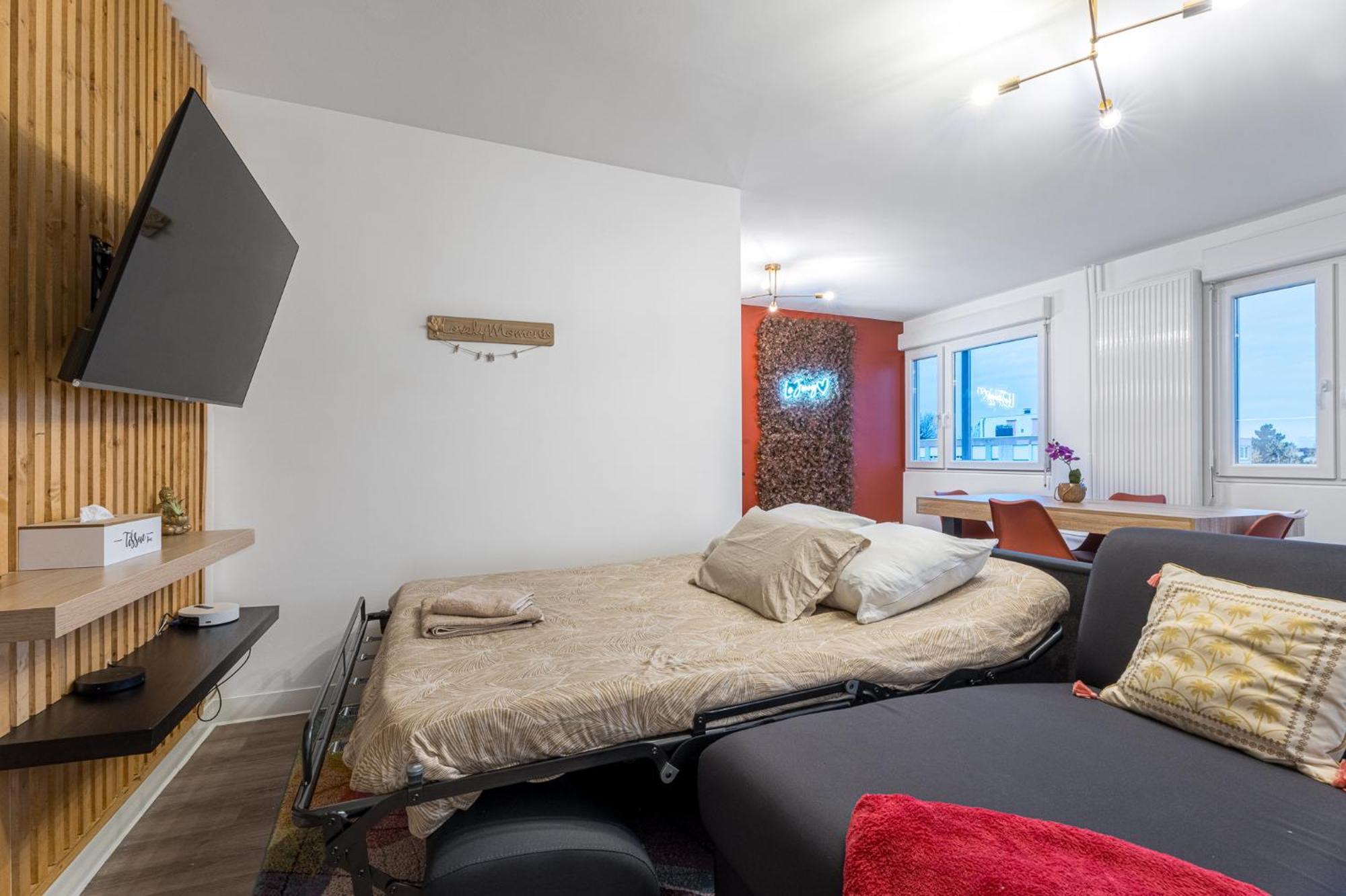 Le Jenny - 2 Lits - 4 Pers' - Parking - Streaming Apartment *