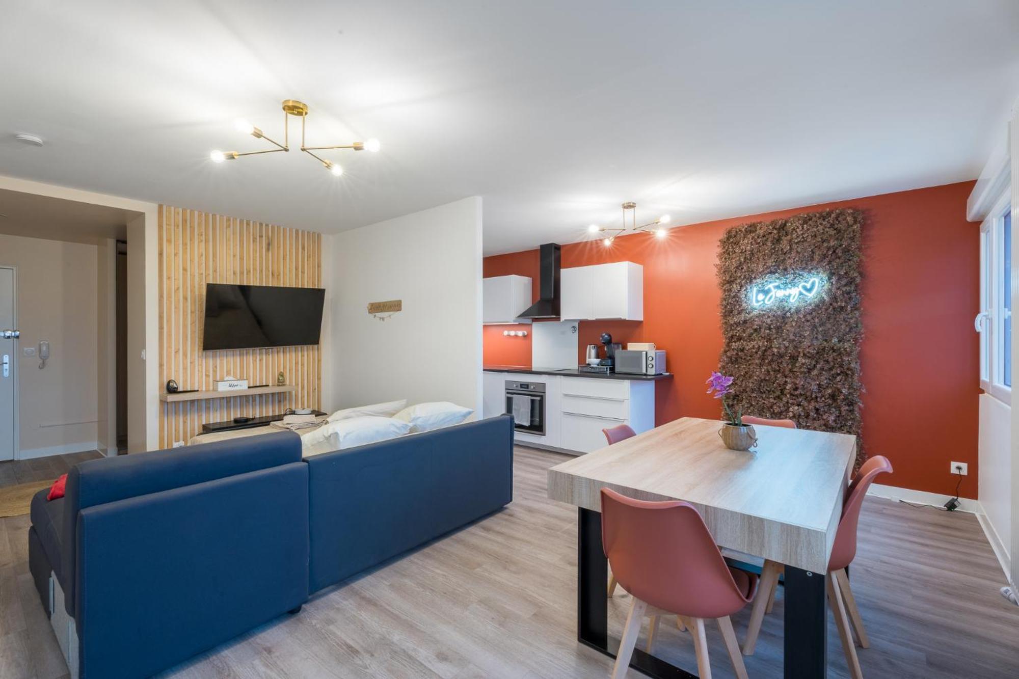 Le Jenny - 2 Lits - 4 Pers' - Parking - Streaming Apartment Metz